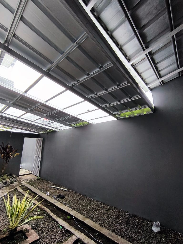 Jasa Pasang Kanopi Baja Ringan Bahan Solartuff