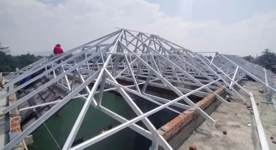 Rangka Kanopi Baja Ringan